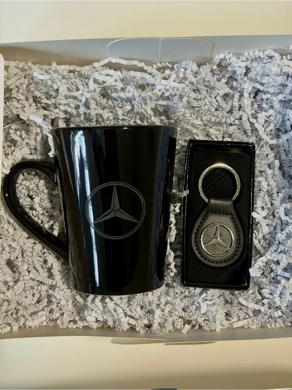 Mercedes Ceramic Mug & Key Fob Gift Set